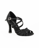 Immagine di GLOBODANCE - Scarpa da ballo nera glitterata con sottopiede in memory foam, tacco 8,5CM