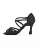 Immagine di GLOBODANCE - Scarpa da ballo nera glitterata con sottopiede in memory foam, tacco 8,5CM