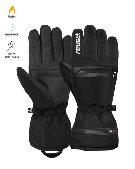 Immagine di GUANTI SCI SNOW KING BLACK-WHITE