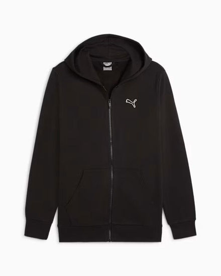 Immagine di PUMA - FELPA NERA DA UOMO FULL ZIP CON CAPPUCCIO BETTER ESSENTIALS 676815-01