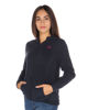 Immagine di ON SPIRIT - PILE BLU CON CAPPUCCIO E FULL ZIP DA DONNA AD01135