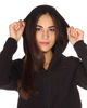 Immagine di ON SPIRIT - PILE NERO CON CAPPUCCIO E FULL ZIP DA DONNA AD01134