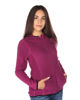 Immagine di ON SPIRIT - PILE VIOLA CON CAPPUCCIO E FULL ZIP DA DONNA AD01134