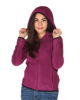 Immagine di ON SPIRIT - PILE VIOLA CON CAPPUCCIO E FULL ZIP DA DONNA AD01134