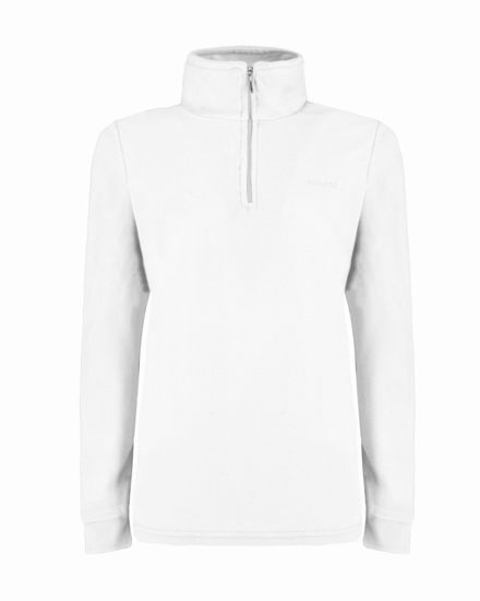 Immagine di BRUGI - MICROPILE BIANCO DA DONNA MEZZA ZIP