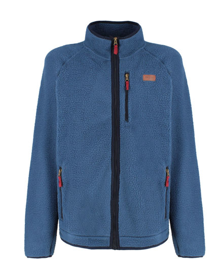 Immagine di ON SPIRIT - PILE BLU  FULL ZIP DA UOMO IN TESSUTO SHERPA