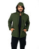 Immagine di ON SPIRIT - GIACCA VERDE IN SOFTSHELL CON CAPPUCCIO DA UOMO AU01953