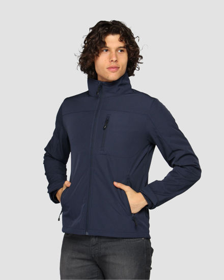 Immagine di ON SPIRIT - GIACCA BLU IN SOFTSHELL DA UOMO AU01952