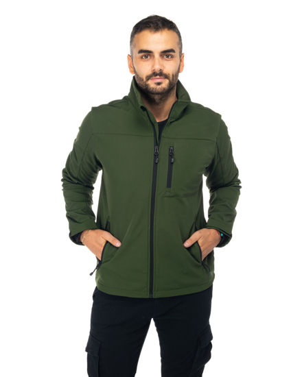 Immagine di ON SPIRIT - GIACCA VERDE IN SOFTSHELL DA UOMO AU01952