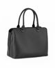 Immagine di NARDINI - Borsa due manici nera con tre scomparti principali, tracolla removibile