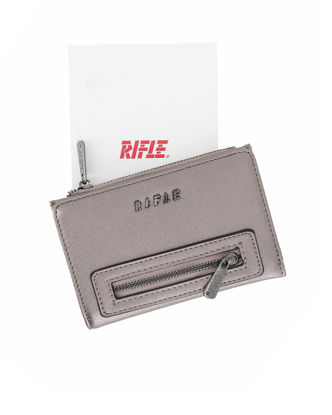 Portafoglio da polso in neoprene con dettagli riflettenti
