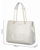 Immagine di LAURA BIAGIOTTI - Borsa shopping gun con rilievo logo frontale e dettaglio borchie