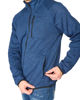 Immagine di ON SPIRIT - Pile blu con zip frontale in tessuto knit polar da uomo - AU01951 CARLO