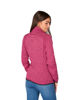 Immagine di ON SPIRIT - Pile da donna fuxia con zip frontale in tessuto knit - AD01537 CLEOFE