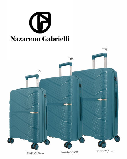 Immagine di NAZARENO GABRIELLI - TROLLEY PETROLIO IN ABS 4 RUOTE