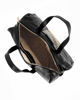 Immagine di LANCETTI - Borsa bauletto nero con parte frontale trapuntatata e dettaglio borchie, tracolla removibile