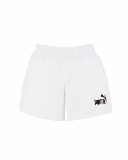 Immagine di PUMA - Pantaloncino BPPO bianco da donna con logo floreale