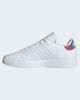 Immagine di ADIDAS ADVANTAGE BASE 2.0 - SCARPA BIANCA CON PATCH MULTICOLOR DA DONNA - IH9196