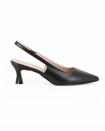 Immagine di MISS GLOBO - Décolleté slingback nera, tacco 5,5CM - MADE IN ITALY