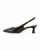 Immagine di MISS GLOBO - Décolleté slingback nera, tacco 5,5CM - MADE IN ITALY