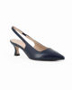 Immagine di MISS GLOBO - Décolleté slingback blu, tacco 5,5CM - MADE IN ITALY