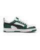 Immagine di PUMA REBOUND V6 LOW - Scarpa bianca, verde e nera - 392328-34