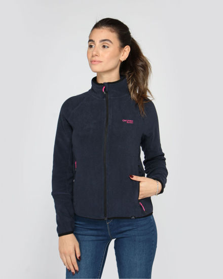 Immagine di ON SPIRIT - FELPA BLU IN PILE DA DONNA FULL ZIP