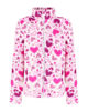 Immagine di ON SPIRIT - PILE DA DONNA FULL ZIP CON STAMPA CUORI