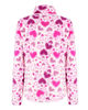 Immagine di ON SPIRIT - PILE DA DONNA FULL ZIP CON STAMPA CUORI