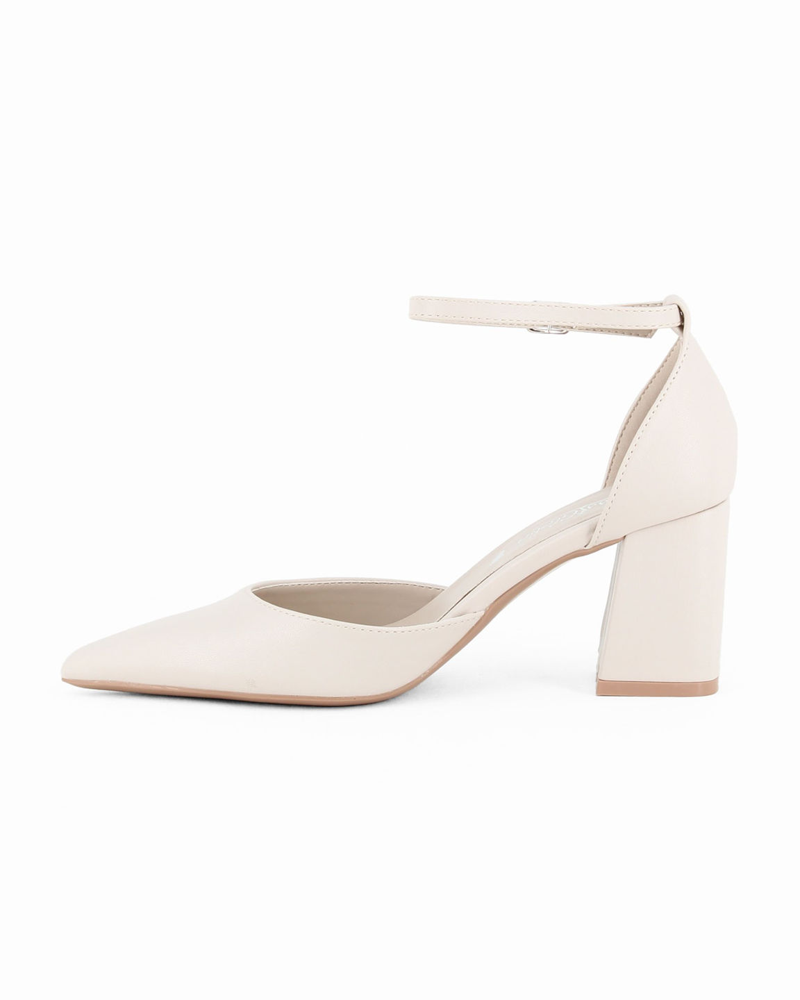 Miu Miu Decollete Ballet Flat in Avorio & Nero