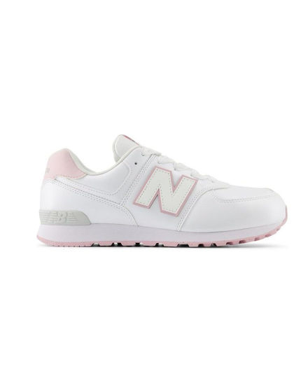 Immagine di NEW BALANCE - SCARPA SNEAKERS BIANCA E ROSA CON LACCI NUMERATA 35.5-40 GC574FK