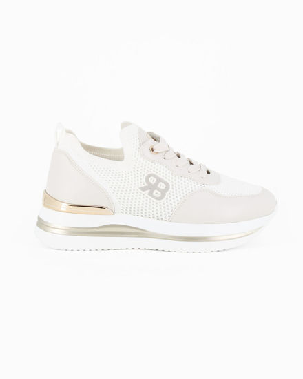 Immagine di RENATO BALESTRA - Scarpa sneakers bianca con soletta estraibile in VERA PELLE