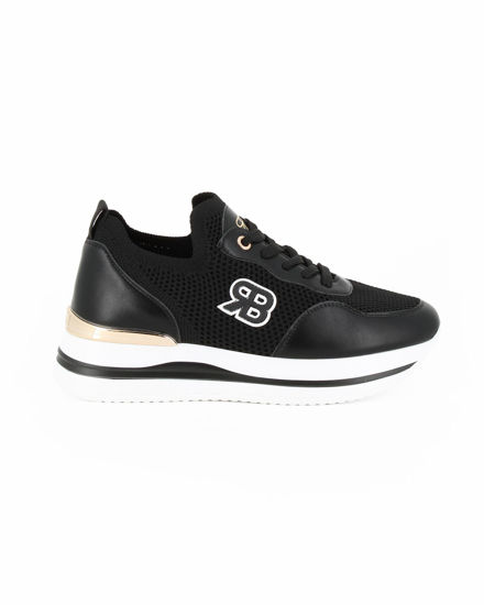 Immagine di RENATO BALESTRA - Scarpa sneakers nera con soletta estraibile in VERA PELLE