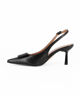 Immagine di RENATO BALESTRA - Décolleté slingback nera con sottopiede in VERA PELLE, tacco 7CM