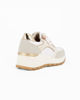 Immagine di MISS GLOBO - Sneakers beige con lacci e finta zip laterale