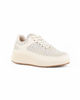 Immagine di MISS GLOBO - Sneakers beige con lacci e fondo rigato