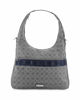Immagine di SOLO SOPRANI - Borsa sacca jeans con tasca frontale, tracolla removibile