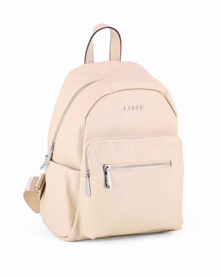 Immagine di RIFLE - Zaino beige con tasche frontali e laterali