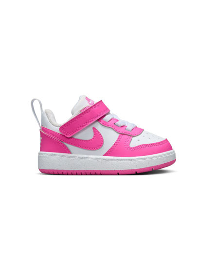 Immagine di NIKE - SCARPA COURT BOROUGH LOW TD RECRAFT BIANCA E FUXIA, NUMERATA 19,5/27 - DV5458/123