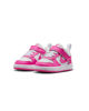 Immagine di NIKE - SCARPA COURT BOROUGH LOW TD RECRAFT BIANCA E FUXIA, NUMERATA 19,5/27 - DV5458/123