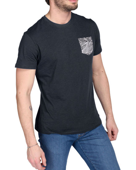 Immagine di TSHIRT MANICA CORTA FIAMMATA C/TASCHINO