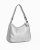 Immagine di CORTINA POLO STYLE - Borsa a spalla argento con dettaglio borchie, tracolla removibile