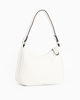 Immagine di CORTINA POLO STYLE - Borsa a spalla bianca con dettaglio borchie, tracolla removibile
