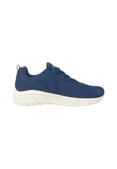 Immagine di SKECHERS BOBS B FLEX - VISIONARY ESSENCE - Sneakers blu con tomaia in maglia e soletta ammortizzata memory foam