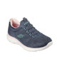 Immagine di SKECHERS SUMMITS - FUN FLARE - Sneakers blu con tomaia in mesh e lacci elasticizzati