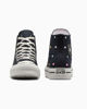 Immagine di CONVERSE -  Sneaker platform in tela nera con pois colorati - CHUCK TAYLOR ALL STAR