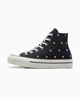 Immagine di CONVERSE -  Sneaker platform in tela nera con pois colorati - CHUCK TAYLOR ALL STAR