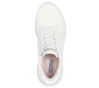 Immagine di SKECHERS SLIP-INS - BOBS SPORT SQUAD CHAOS - Sneakers bianca con tomaia in maglia e lacci elasticizzati