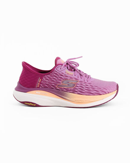 Immagine di SKECHERS - MAX CUSHIONING PROPULSION - VITALITY - Sneakers viola con soletta memory foam