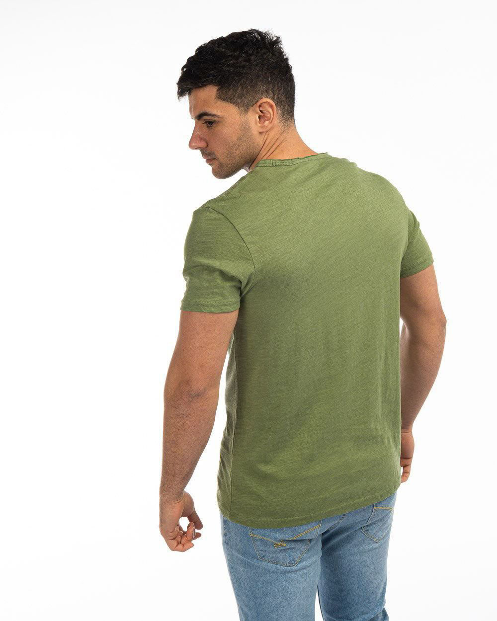 Geographical Norway T-Shirt Uomo Jacobin - Blu, Manica Corta, Scollo A V, Taglia S, 100% Cotone - 2